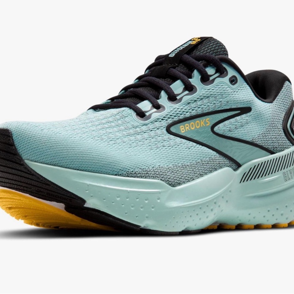 Brooks Men Glycerin GTS 21 9.5 Running Shoes New In Box green cloud black gold